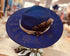 Purple Wildflowers Widebrim - Roaming Gypsy Boutique