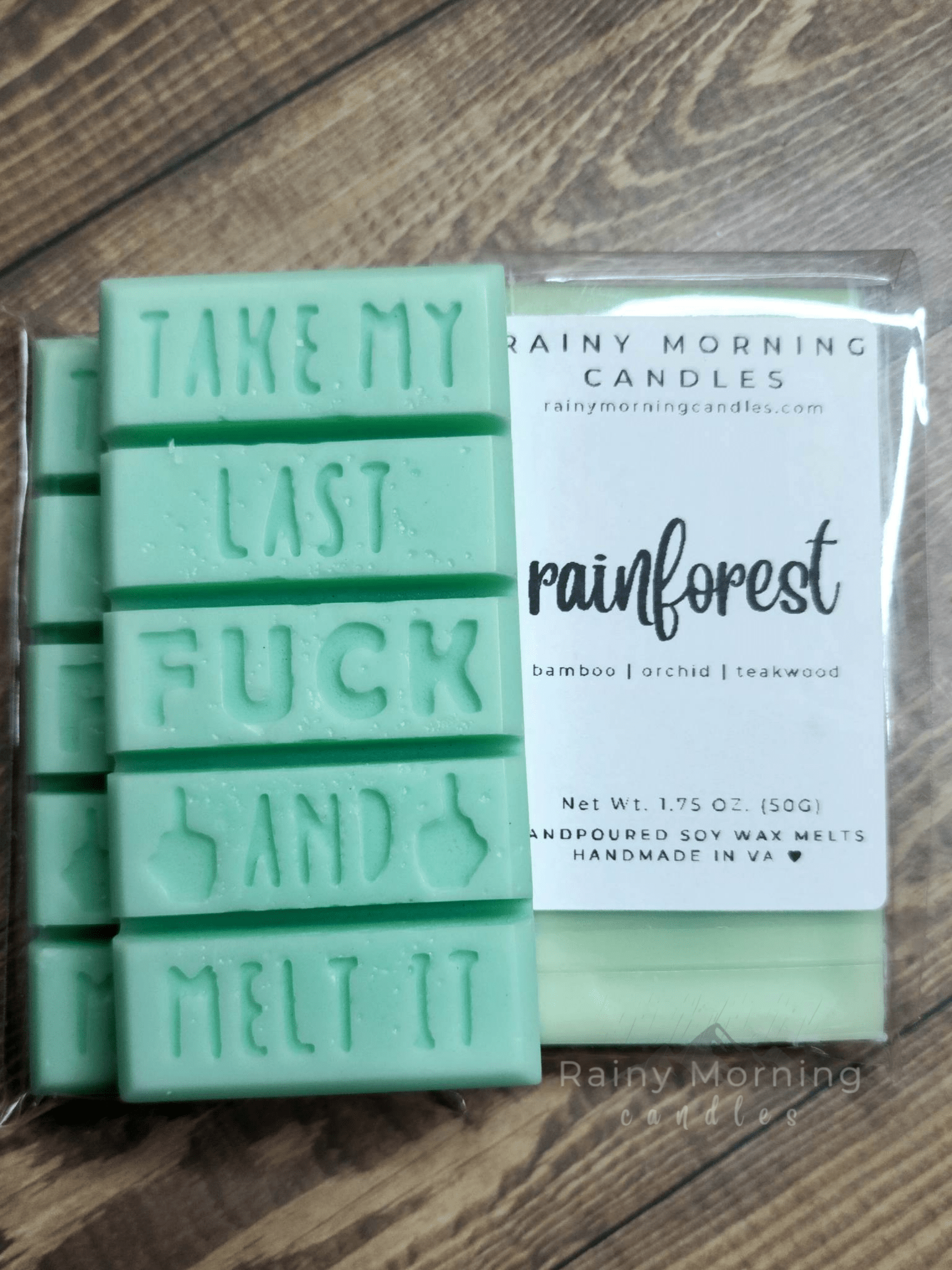 Rainforest | Bamboo + Teakwood | Take My Last F! Wax Melts - Roaming Gypsy Boutique