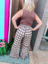 Ranch Racin Checkered Pant - Roaming Gypsy Boutique