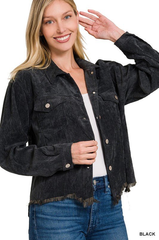 Ranchy Cropped Jacket - Roaming Gypsy Boutique