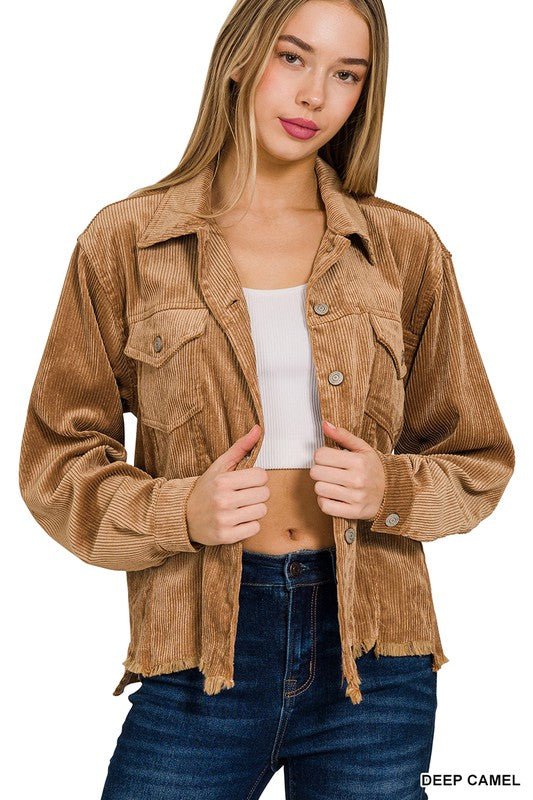 Ranchy Cropped Jacket - Roaming Gypsy Boutique