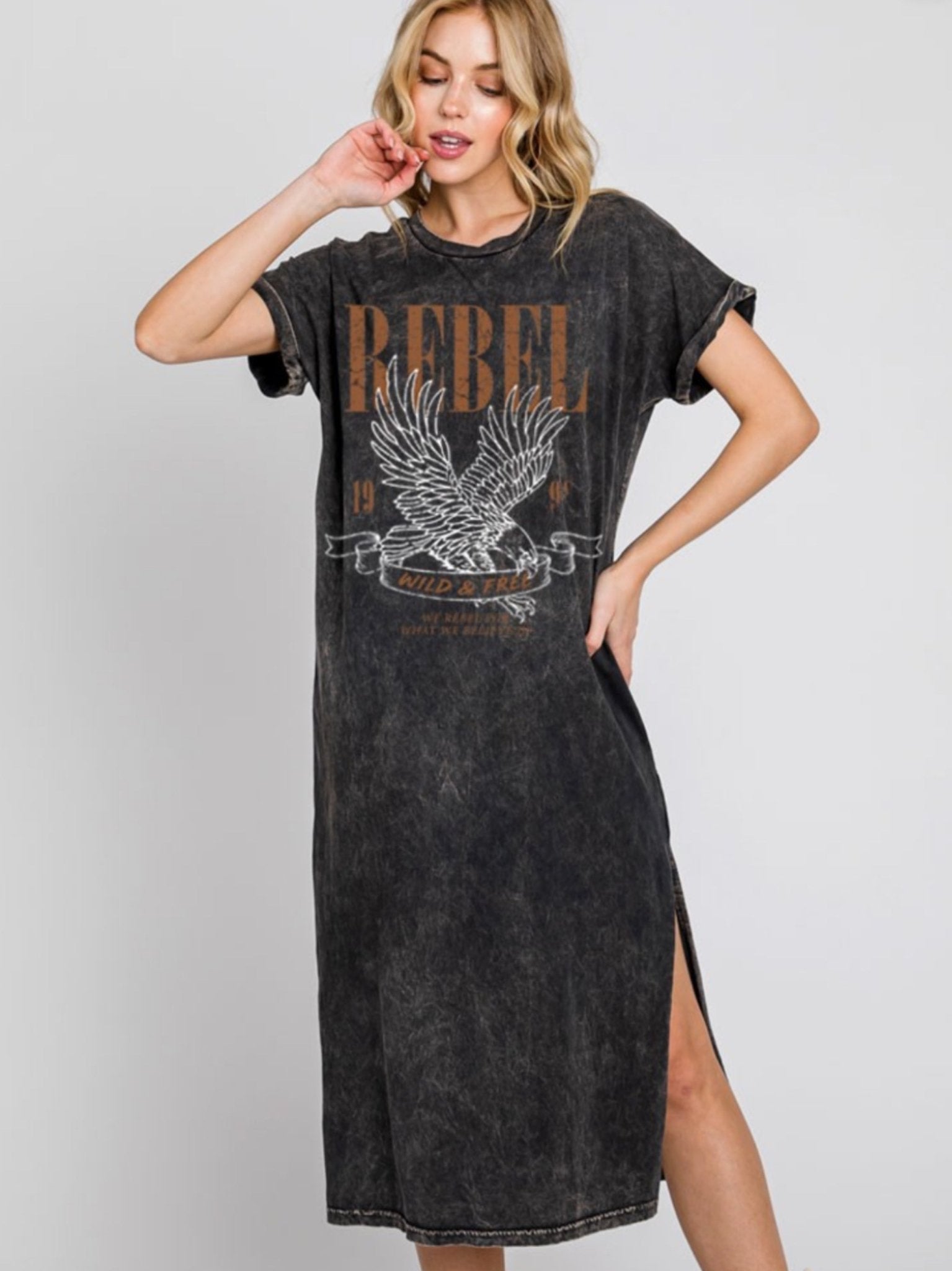 Rebel Wild & Free Dress - Roaming Gypsy Boutique