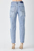 RISEN Distressed Slim Cropped Jeans - Roaming Gypsy Boutique