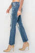 Risen Full Size High Rise Distressed Ankle Flare Jeans - Roaming Gypsy Boutique