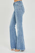 Risen Full Size High Rise Frayed Hem Flare Jeans - Roaming Gypsy Boutique