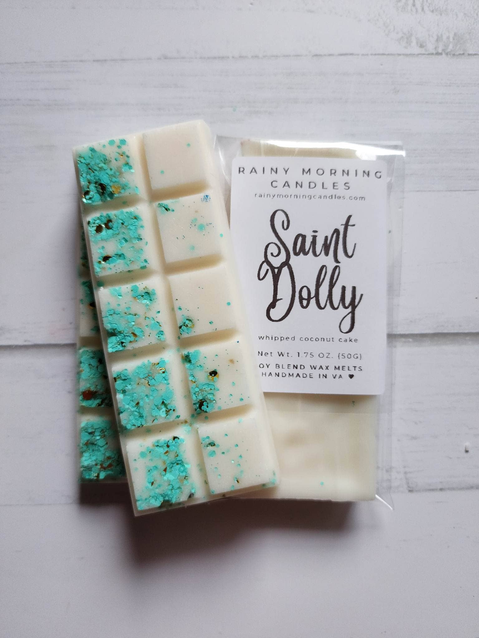 Saint Dolly | Coconut Cake Snap Bar Wax Melts - Roaming Gypsy Boutique