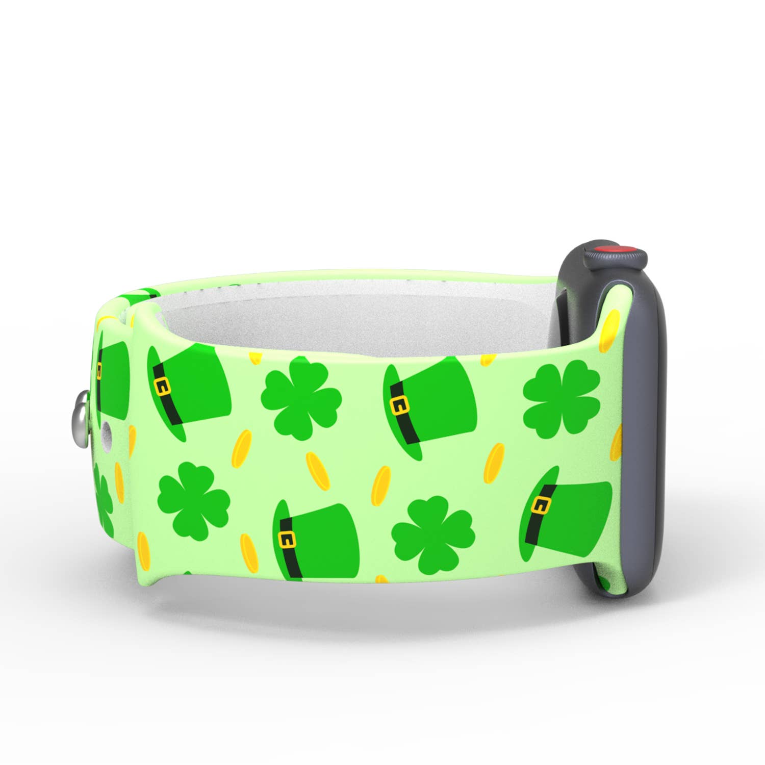 Shamrock St Patricks Day Irish Luck Silicone Watch Band - Roaming Gypsy Boutique