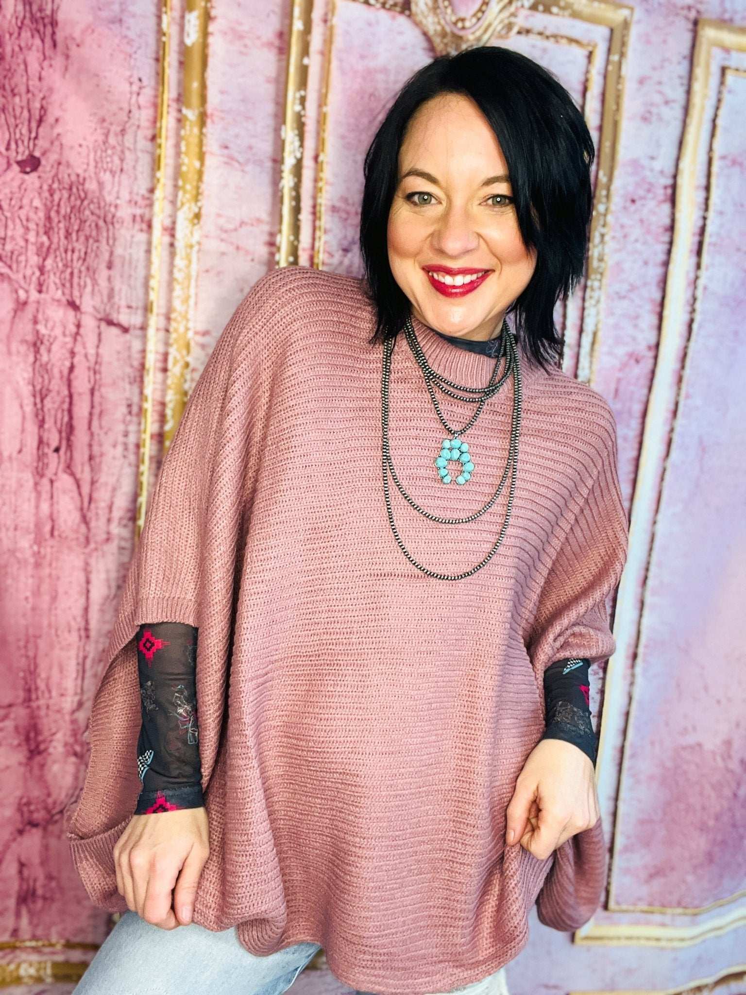 Slouch Chic Pullover Poncho - Roaming Gypsy Boutique