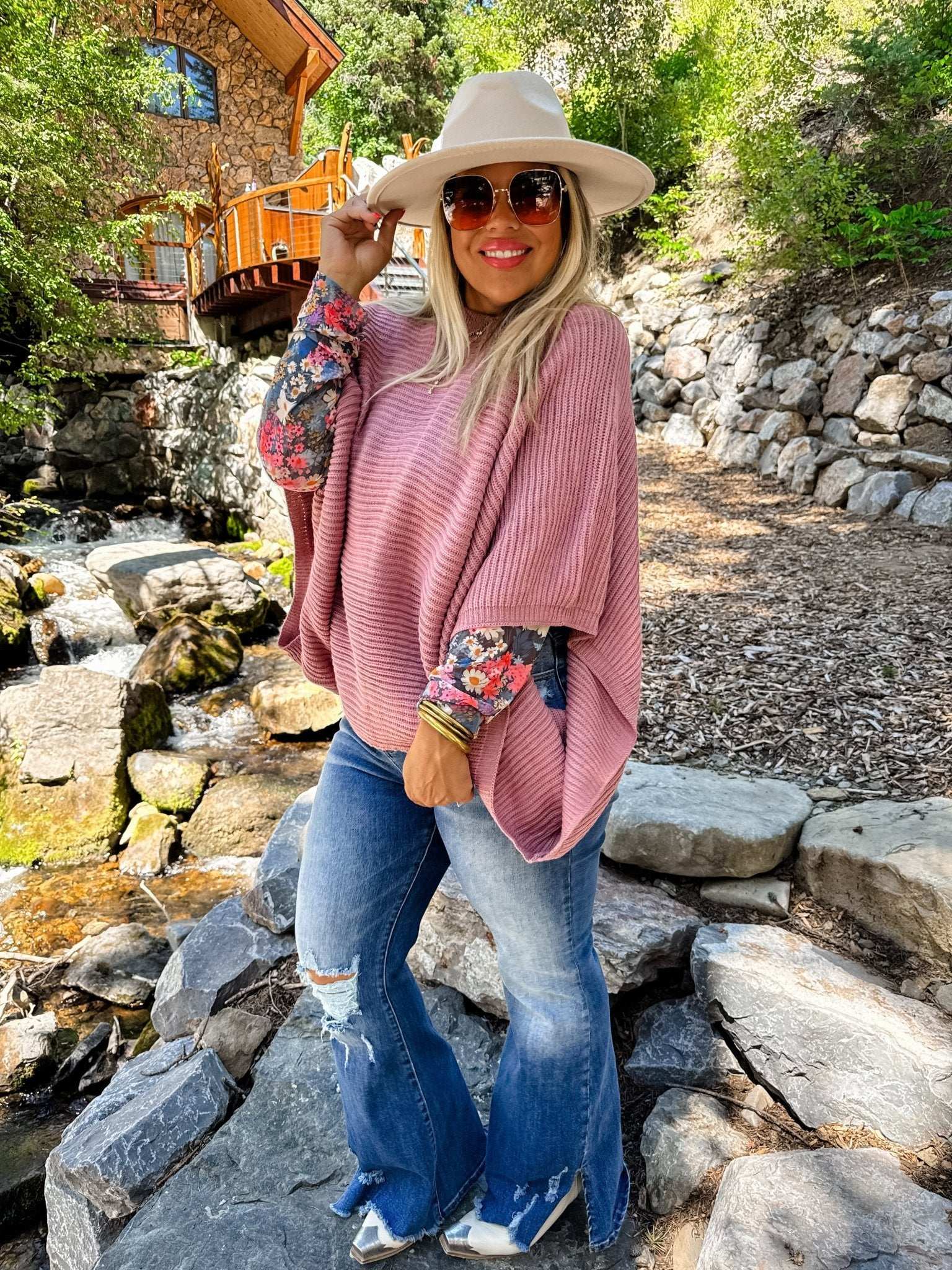 Slouch Chic Pullover Poncho - Roaming Gypsy Boutique