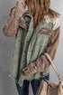 Snap Front Hooded Corduroy Shacket - Roaming Gypsy Boutique