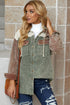 Snap Front Hooded Corduroy Shacket - Roaming Gypsy Boutique