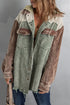 Snap Front Hooded Corduroy Shacket - Roaming Gypsy Boutique