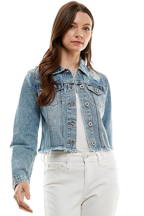 Southern Heights Denim Jacket - Roaming Gypsy Boutique