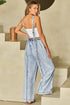 Square Neck Wide Strap Denim Overalls - Roaming Gypsy Boutique