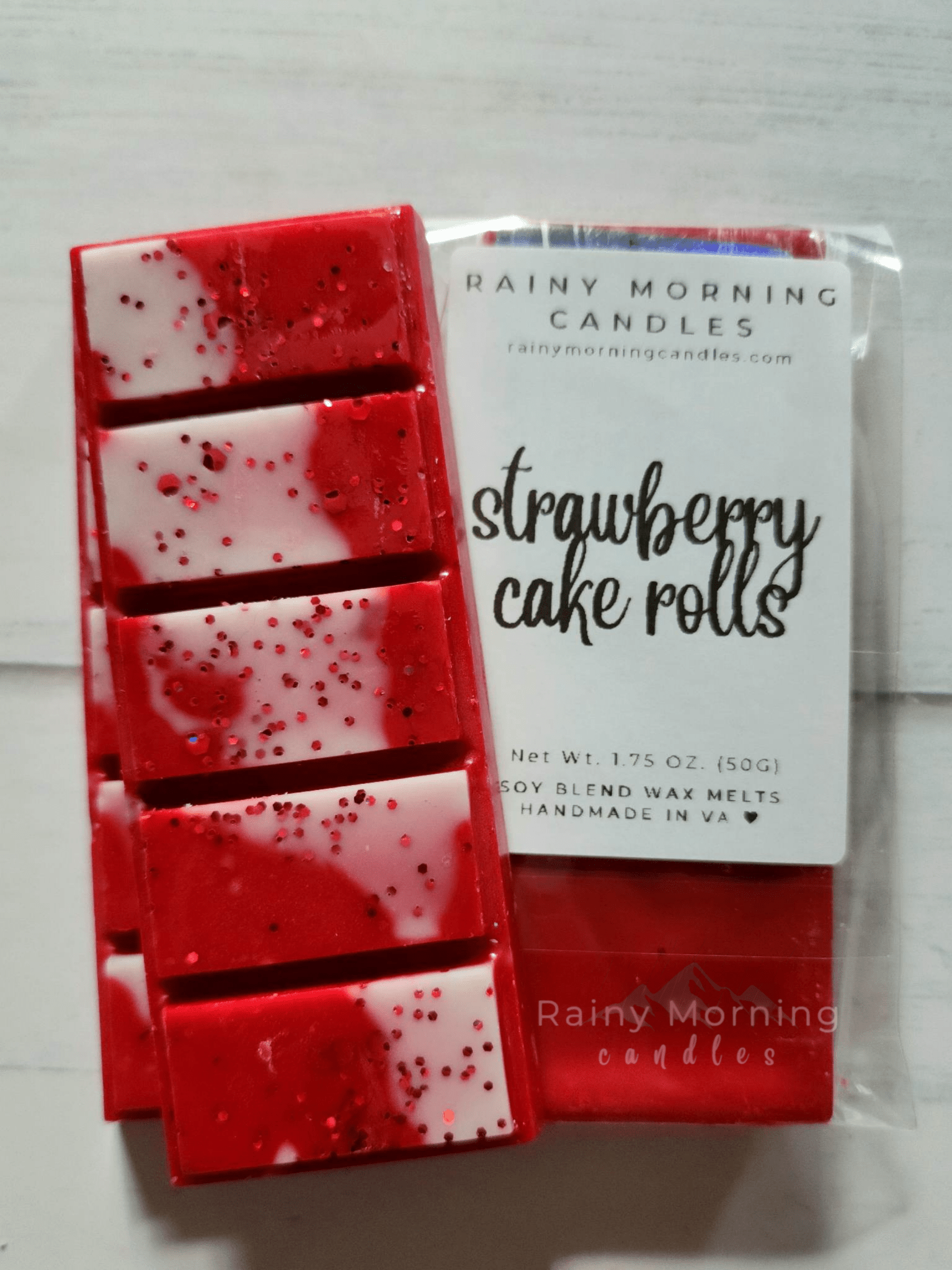 Strawberry Cake Rolls Snap Bar Wax Melts - Roaming Gypsy Boutique