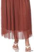 The Brick Pleaded Tulle Skirt - Roaming Gypsy Boutique