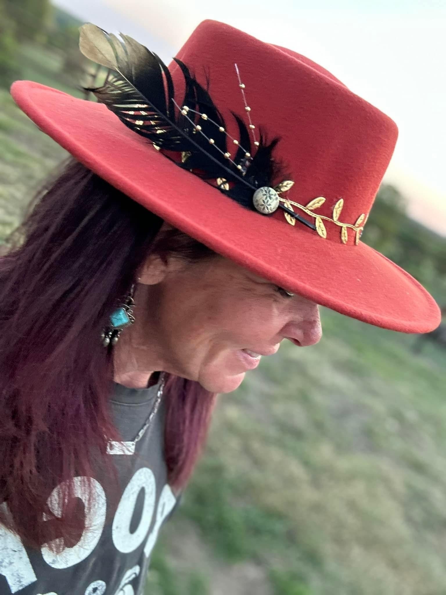 The Burnt Goddess Hat - Roaming Gypsy Boutique