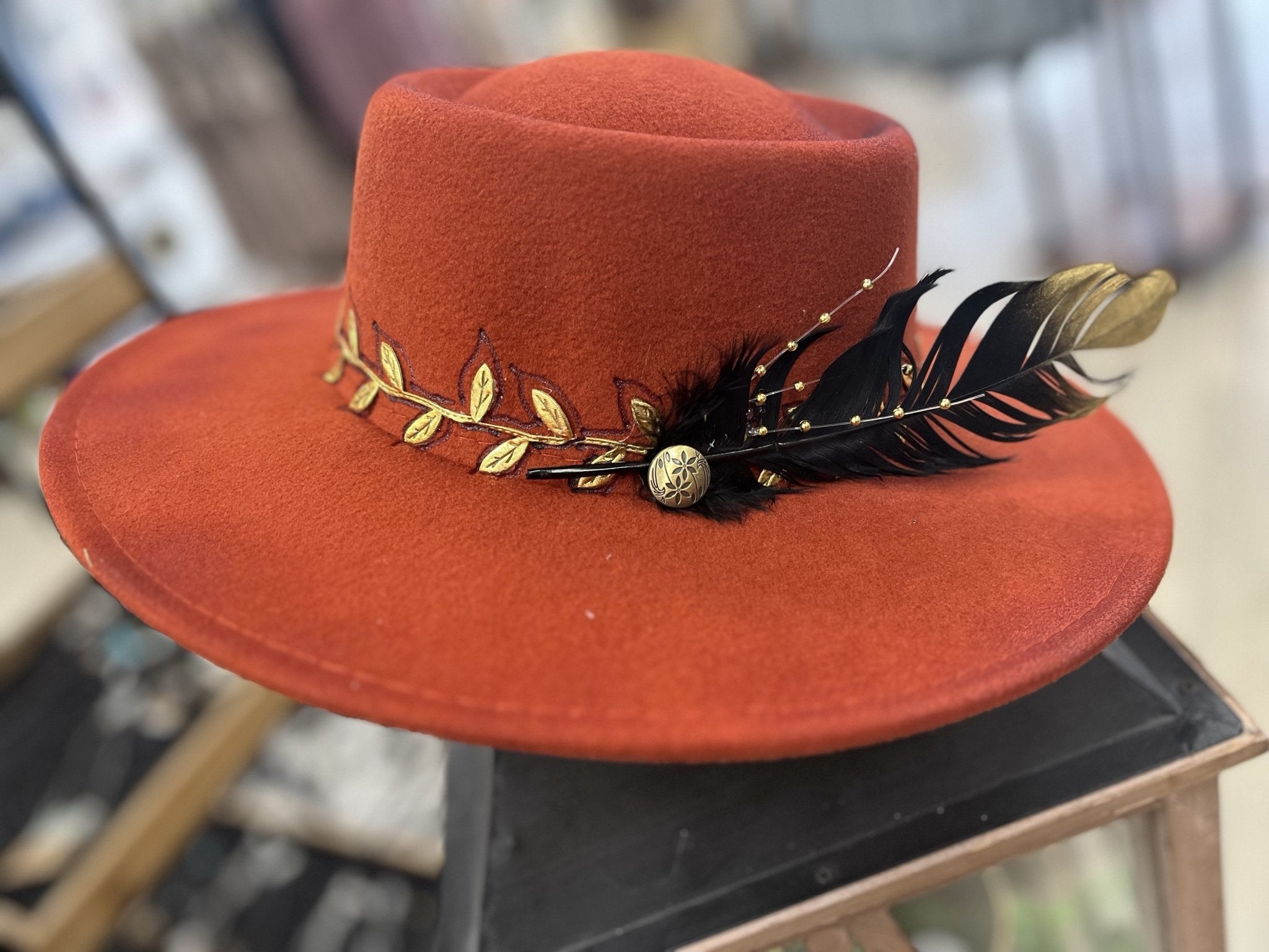 The Burnt Goddess Hat - Roaming Gypsy Boutique