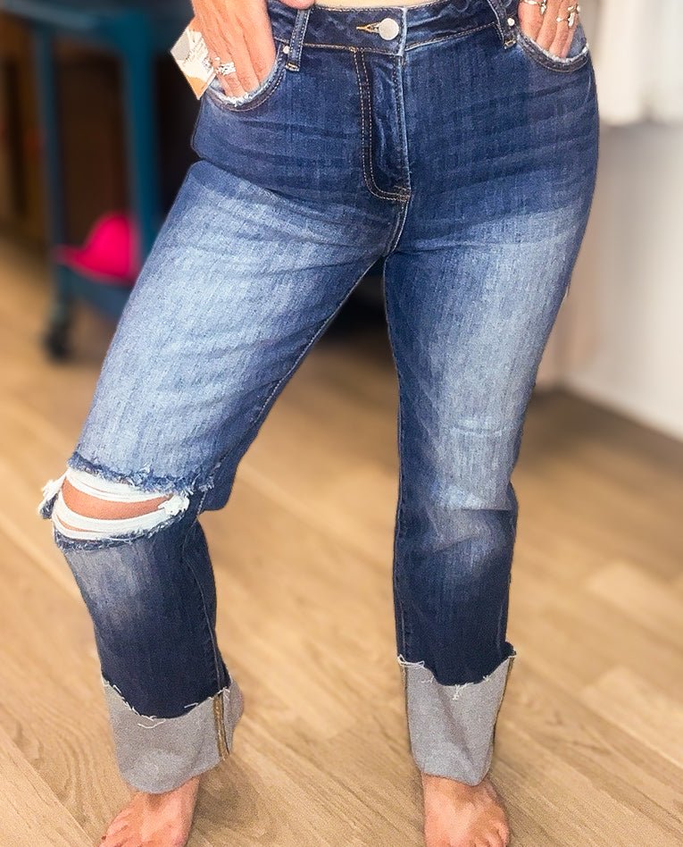 Tombstone Roll Risen Jeans - Roaming Gypsy Boutique