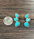 True Turq 3pc Stud Earrings - Roaming Gypsy Boutique