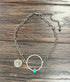 True Turq Circle Necklace - Roaming Gypsy Boutique