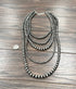 True Turq Omega Navajo Bead Necklace - Roaming Gypsy Boutique