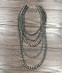 True Turq Omega Navajo Bead Necklace - Roaming Gypsy Boutique