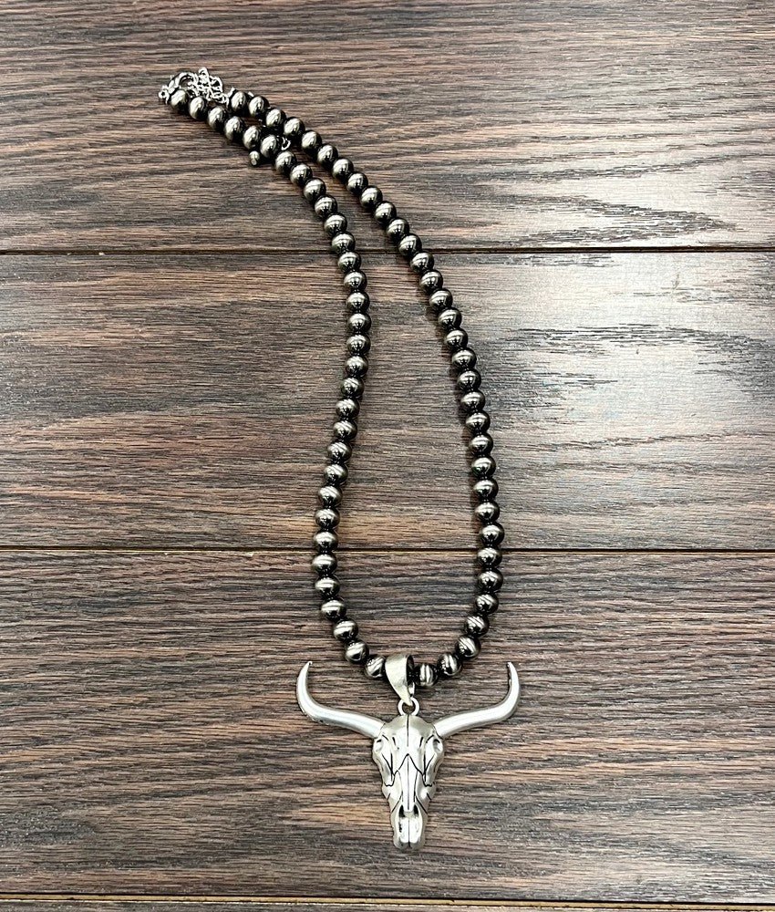 True Turq Skully Necklaces - Roaming Gypsy Boutique