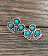 True Turq Stud Earrings 2 - Roaming Gypsy Boutique