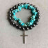 Turquoise Alloy Bracelet - Roaming Gypsy Boutique