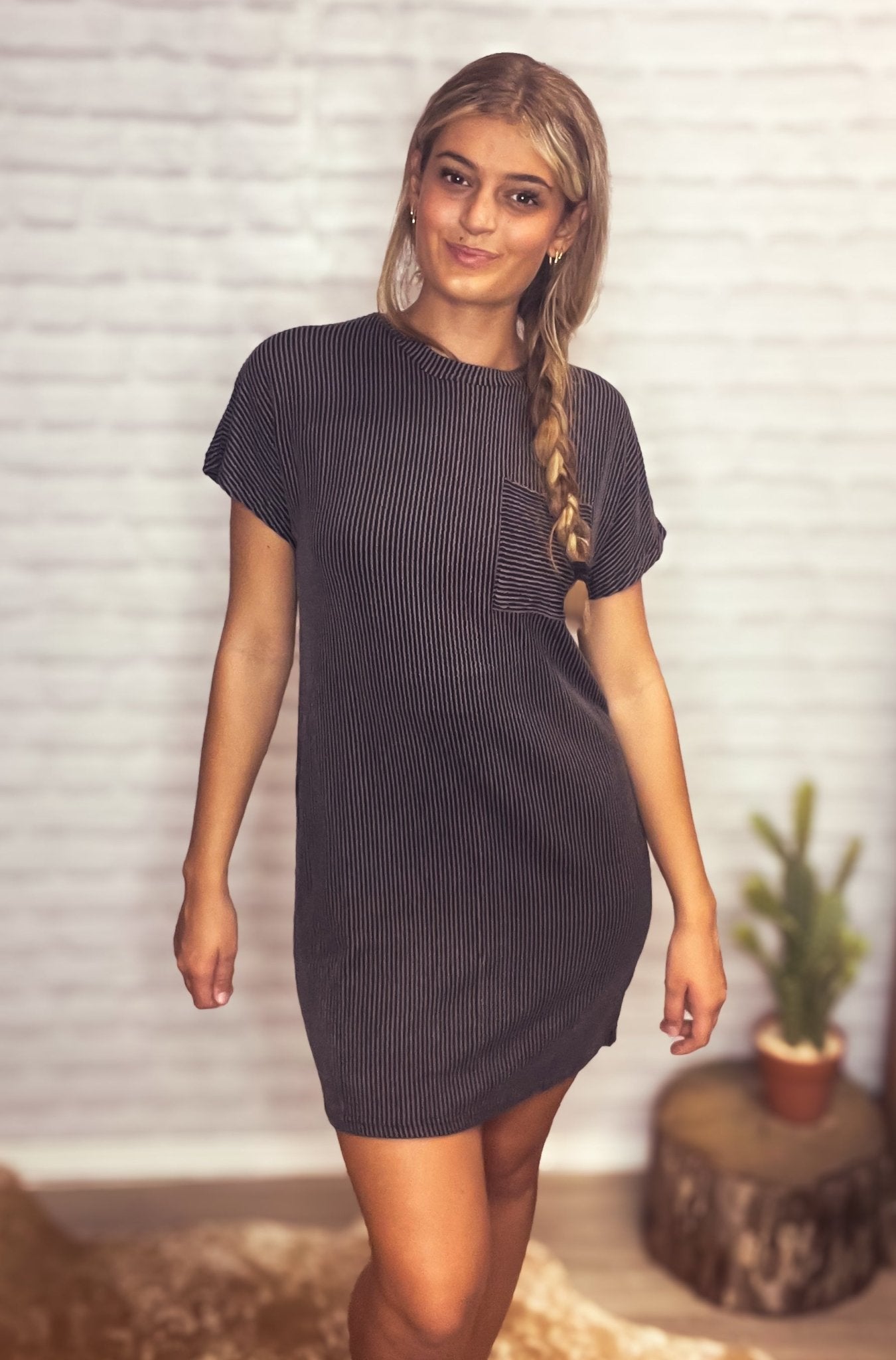 Urban Walk T Dress - Roaming Gypsy Boutique