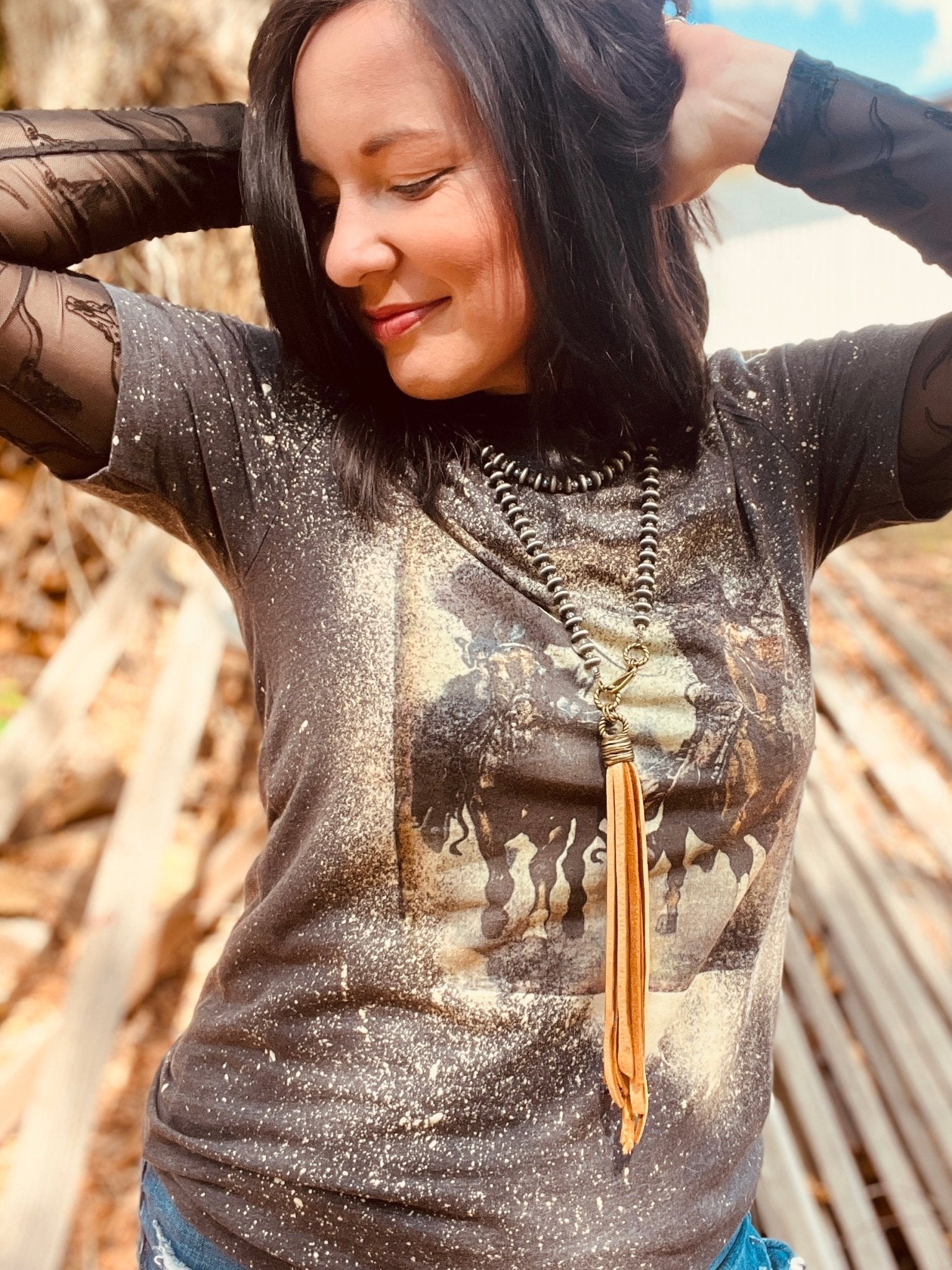 Vintage Bandit Tee - Roaming Gypsy Boutique