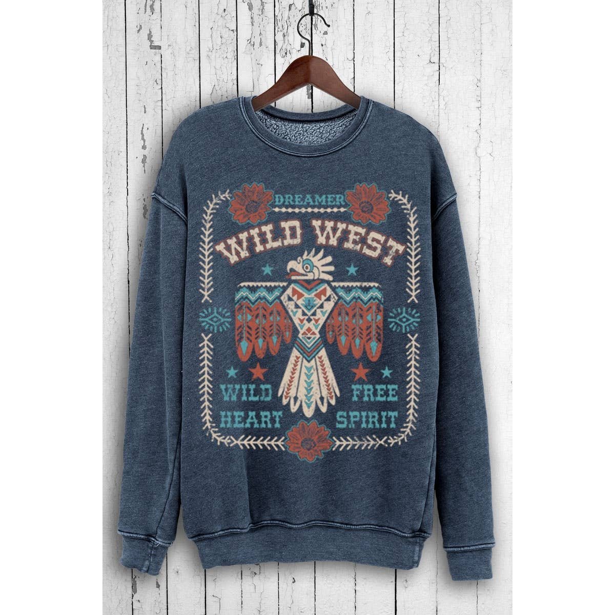 Vintage Wild West Sweatshirt - Roaming Gypsy Boutique