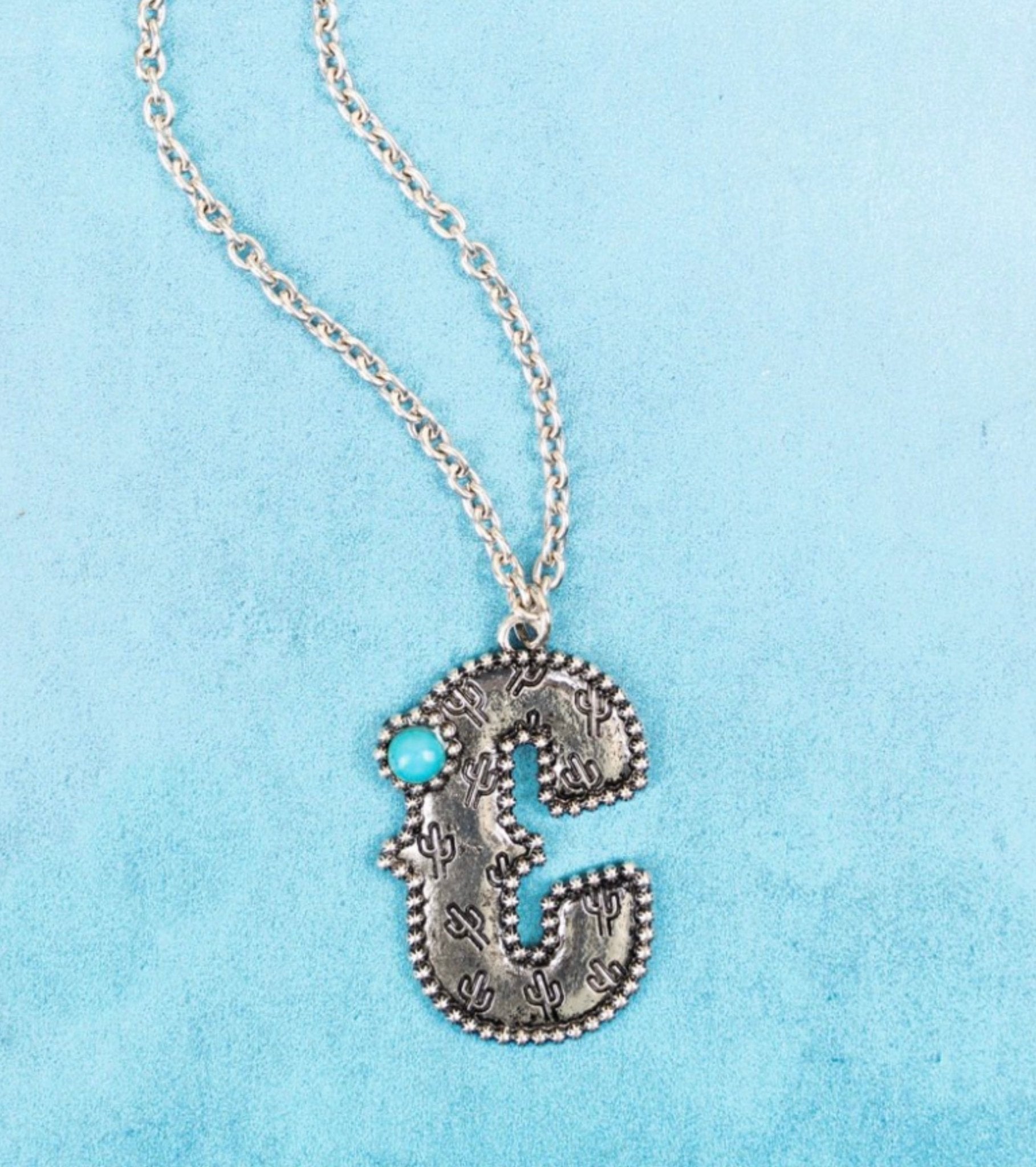 Western Gypsy Initial Necklace - Roaming Gypsy Boutique