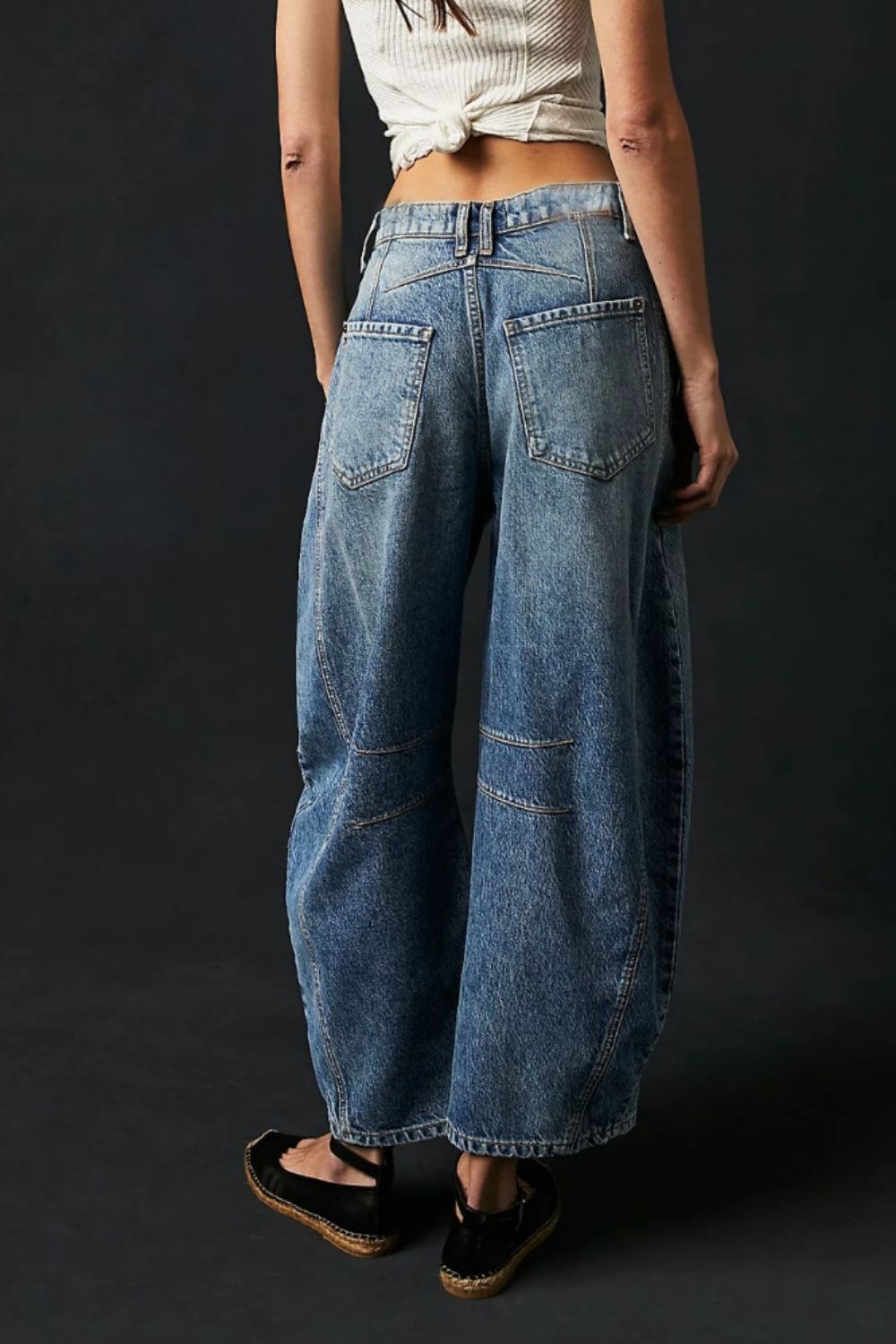 Wide Leg Jeans with Pockets - Roaming Gypsy Boutique