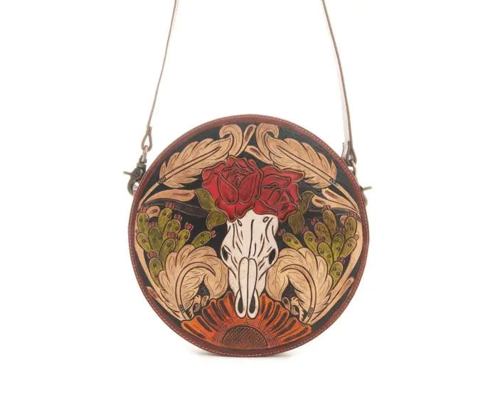 Winds of the Rose Round Bag - Roaming Gypsy Boutique