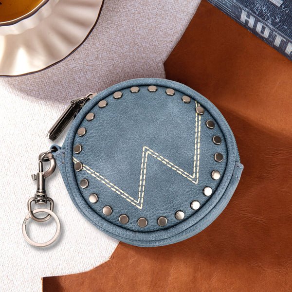 Wrangler Coin Pouch "W" Logo Bag Charm - Jean - Roaming Gypsy Boutique