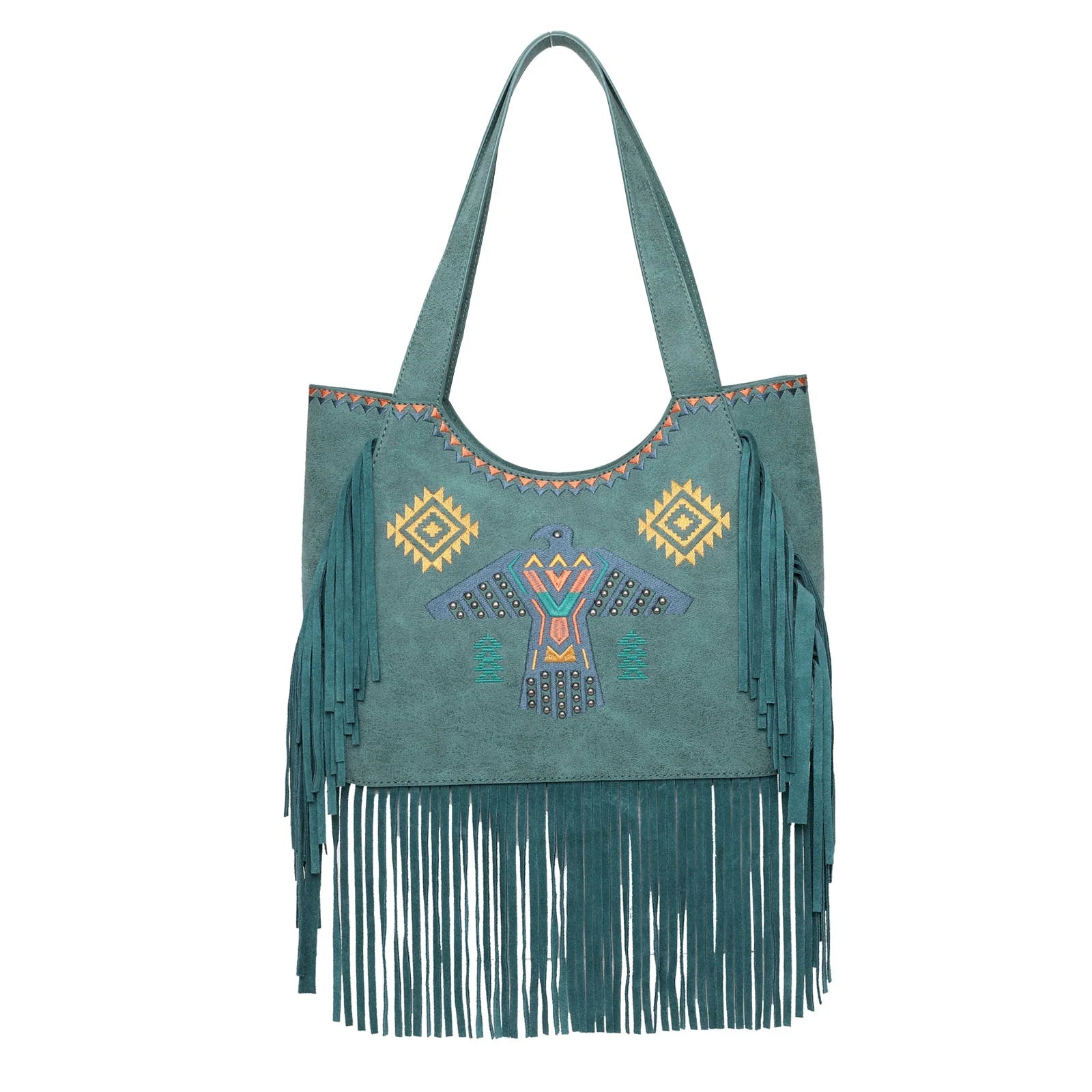 Wrangler Fringe Thunderbird Tote - Roaming Gypsy Boutique