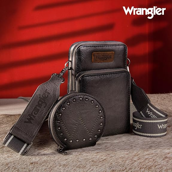 Wrangler Mini Bag Set - Grey - Roaming Gypsy Boutique