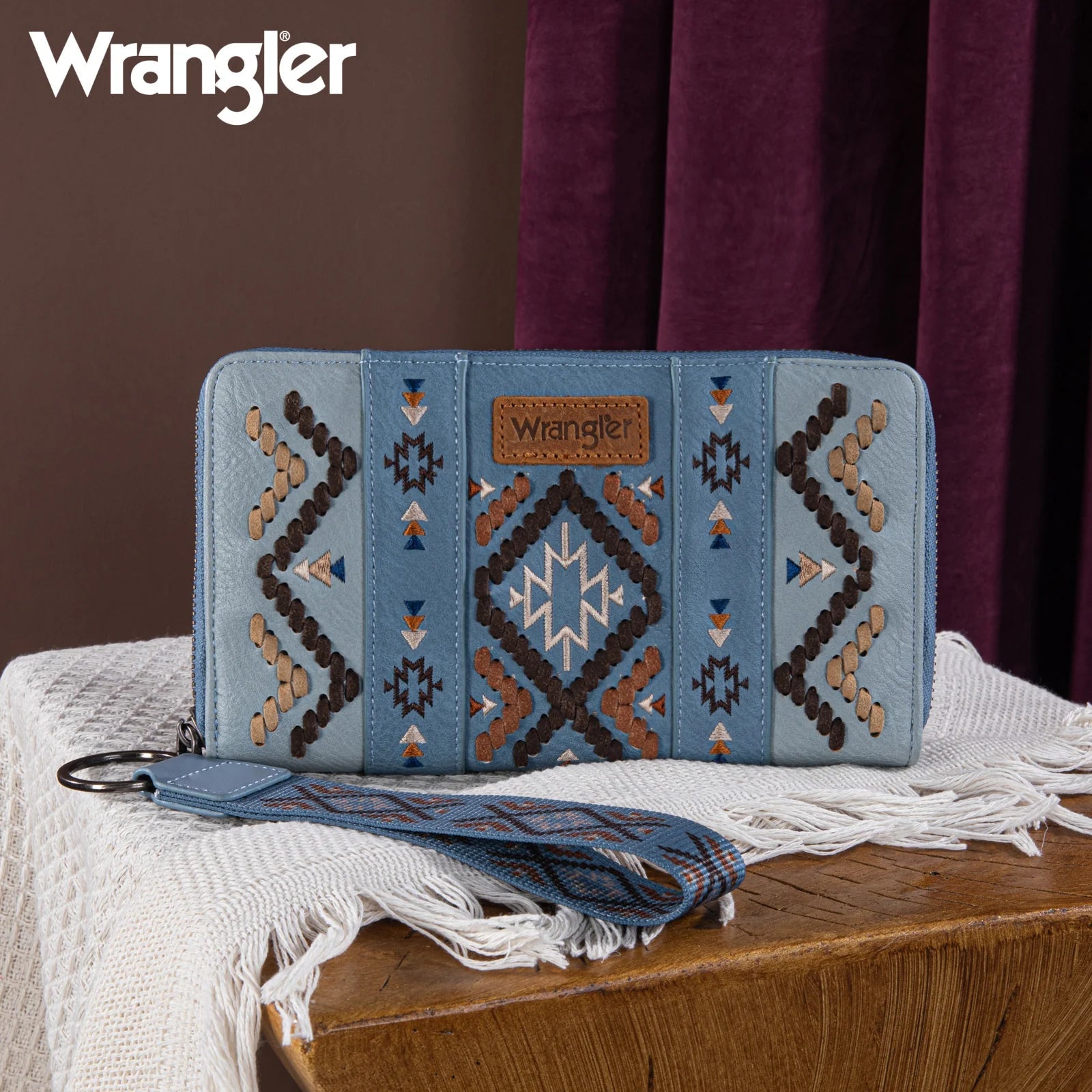 WRANGLER Southwestern Embroidered Wallets - Roaming Gypsy Boutique